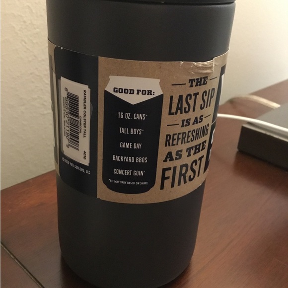 YETI Rambler 16 oz. Colster Tall Can Insulator for Tallboys & 16 oz. Charcoal - Picture 3 of 6